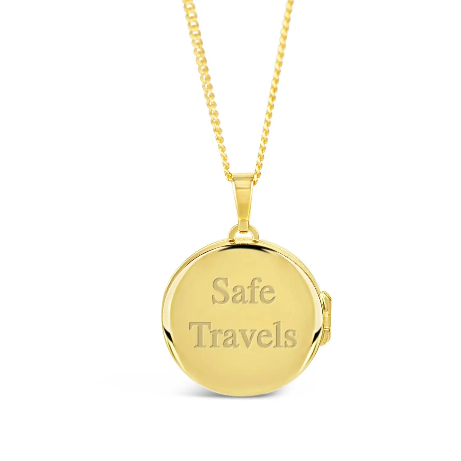 St. Christopher Pendant Necklace for Men - 14K Gold & Sterling Silver Religious Jewelry - Perfect for Travel Protection & Gifts