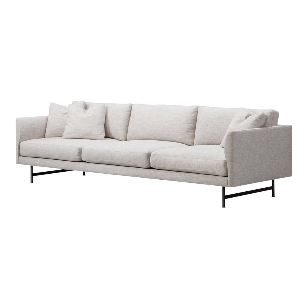 Calmo Sofa 80 - 3 Seater Modern Couch with Sturdy Metal Base | Perfect for Living Room, Lounge & Small Spaces