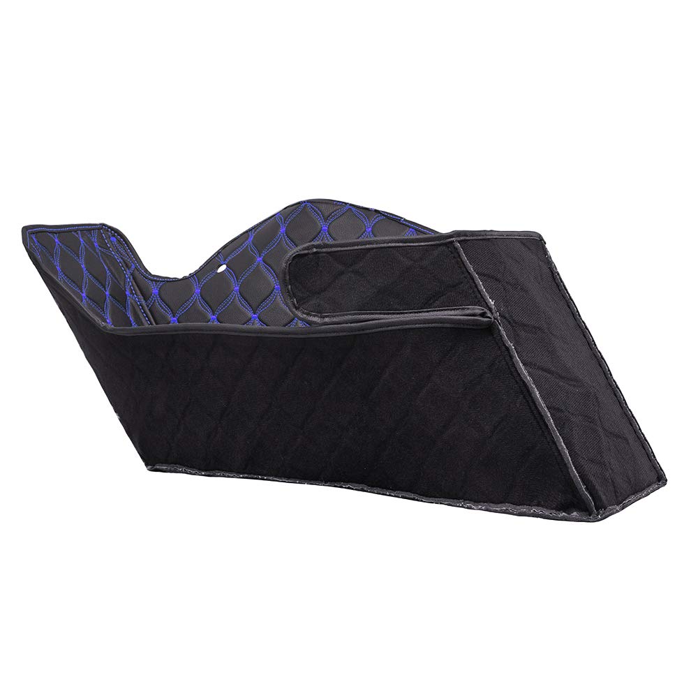 Moto Onfire Stitch Saddlebag Liners & Inserts for 2013 & Older Harley-Davidson Motorcycles - Waterproof Storage Bags (Blue) | Perfect for Long Rides & Road Trips