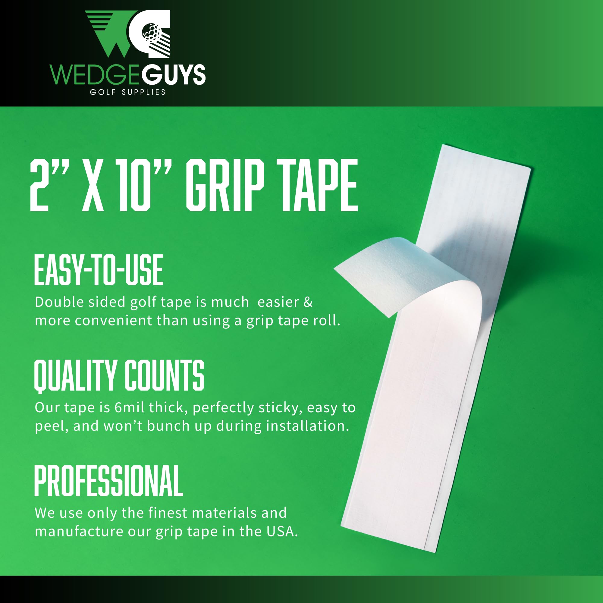Wedge Guys DC Tour Golf Grips Kit – 4 Grip Zones for Maximum Comfort & Control – All-Weather Performance Golf Club Grip Replacement for Wedges, Drivers, Irons & Hybrids (Midsize/Standard) – Perfect for Regripping & Improving Your Golf Game in Any Weather