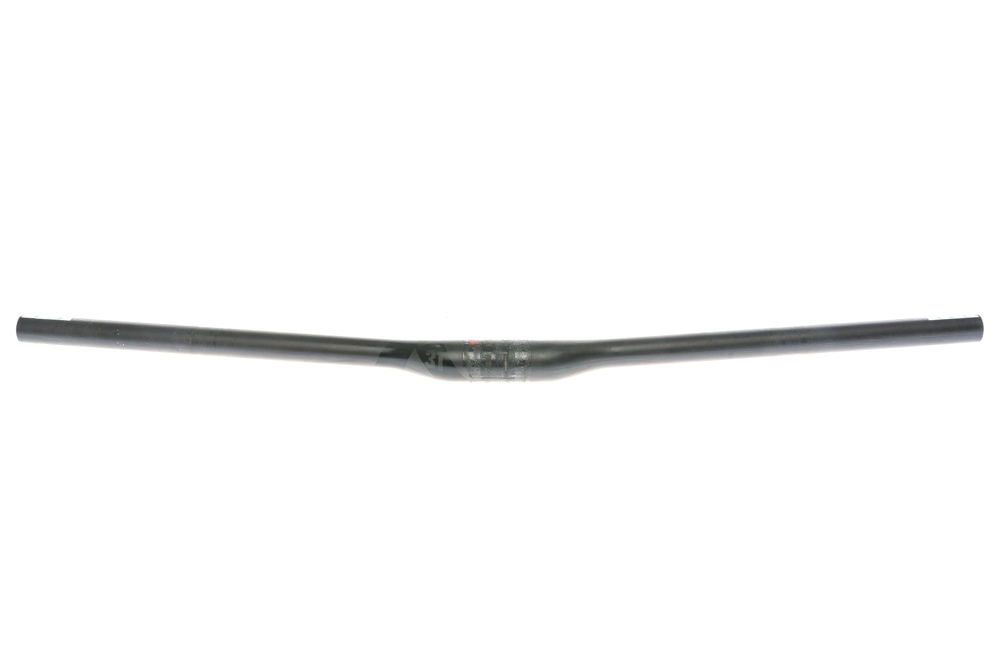 3T Flat 740mm Road Bike Handlebar - 31.8mm Clamp Diameter, 0mm Rise, Lightweight Carbon Fiber, Black | Perfect for Road Cycling, Time Trials & Triathlons