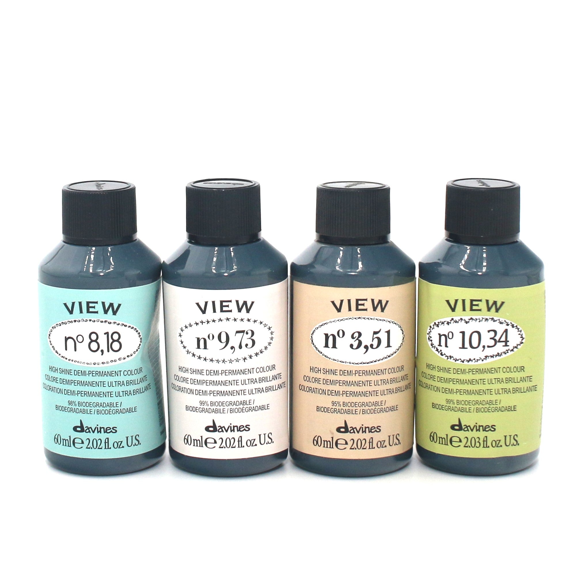 Davines View High Shine Demi Permanent Hair Color - 2.02 oz for Vibrant, Long-Lasting Shine - Perfect for At-Home Salon Quality Hair Coloring & Touch-Ups