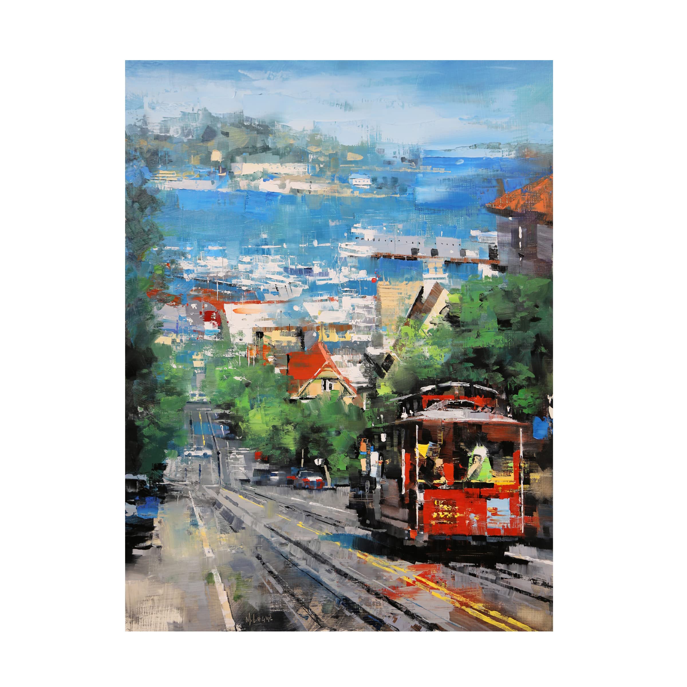 Mark Lague 'Alcatraz' Canvas Art Print - Premium Wall Decor for Living Room, Bedroom & Office - Trademark Fine Art Collection