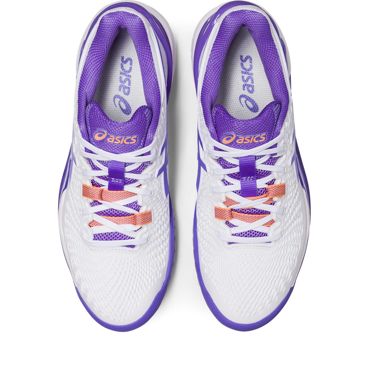 ASICS Gel Resolution 9 Wide Women's Tennis Shoes - White/Amethyst - Premium Court Shoes for Women with Enhanced Support & Cushioning - Perfect for Competitive Tennis Matches & Training Sessions