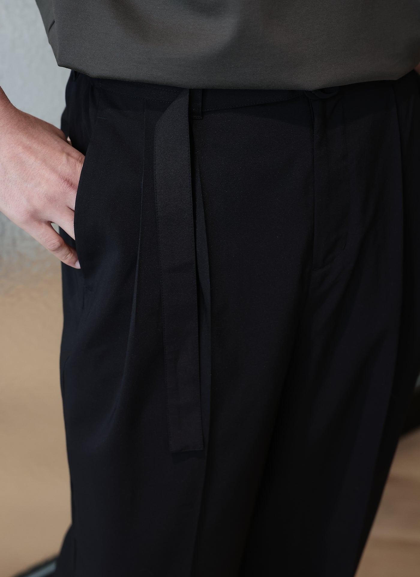 Solotex Wide Tapered Pants for Women - Comfortable High Waist Casual Trousers (Size 12) | Perfect for Office, Travel & Everyday Wear