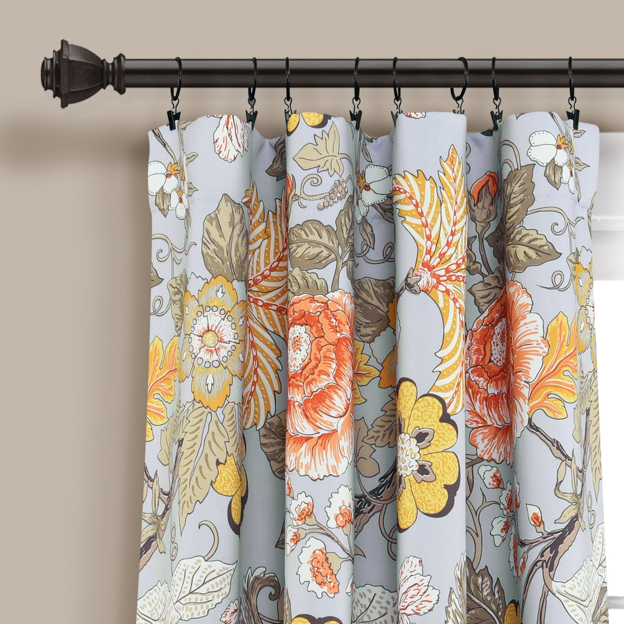 Light Filtering Window Curtain Panel Set for Living Room & Bedroom - Sydney Collection | Soft Sheer Drapes for Natural Light Control & Privacy