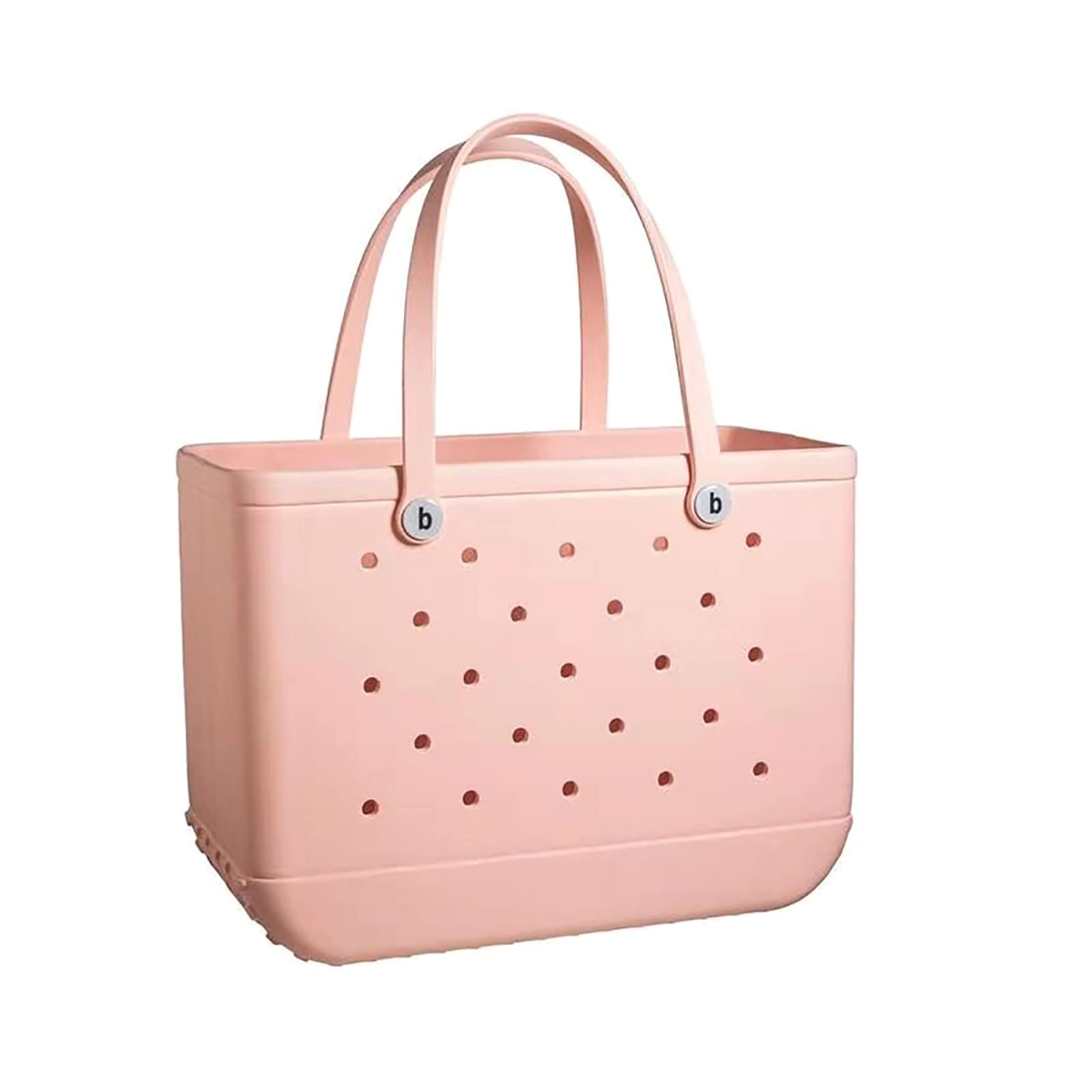 Waterproof Sandproof Beach Bag - Pink Outdoor Tote for Travel, Swimming & Sports | Lightweight Portable Handbag for Pool, Seaside & Vacation