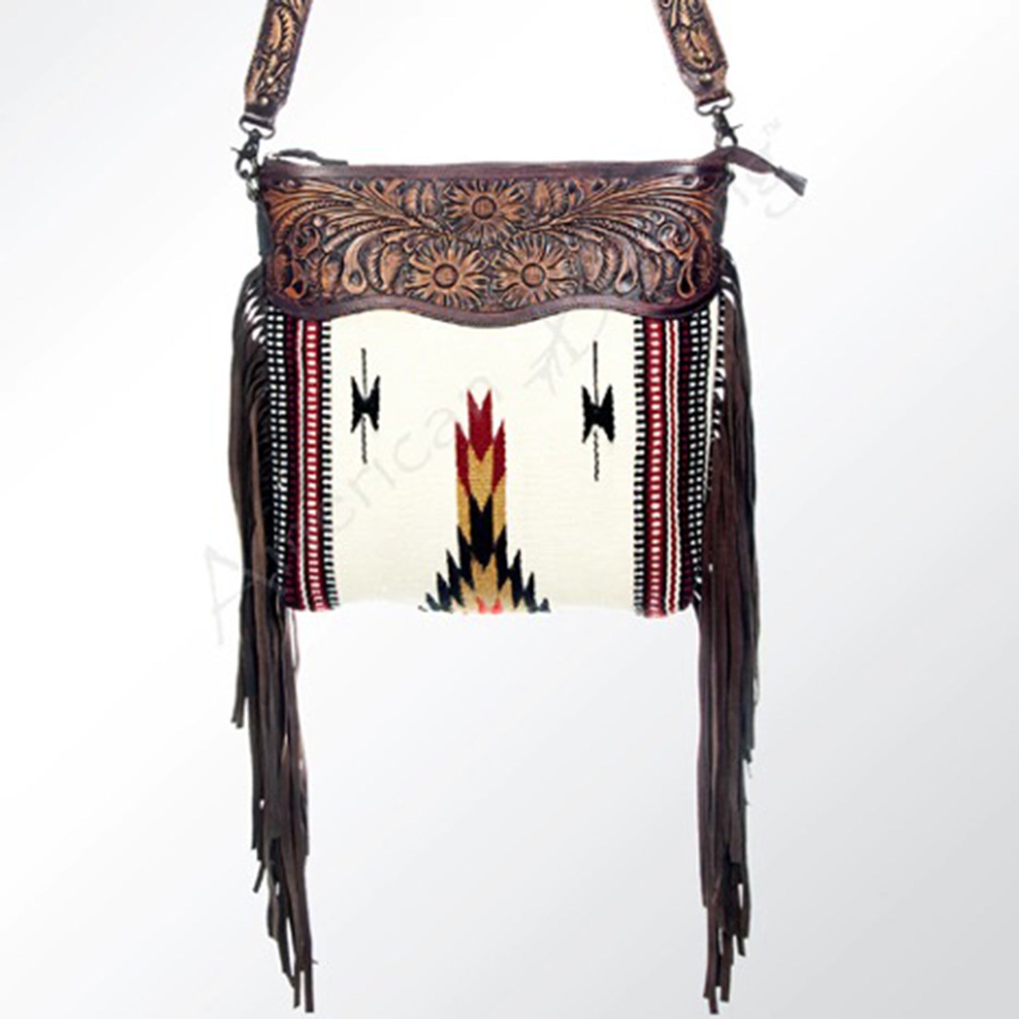 American Darling Conceal Carry Blanket Fringe Purse - Stylish & Functional Crossbody Bag for Women | Perfect for Travel, Shopping & Everyday Use