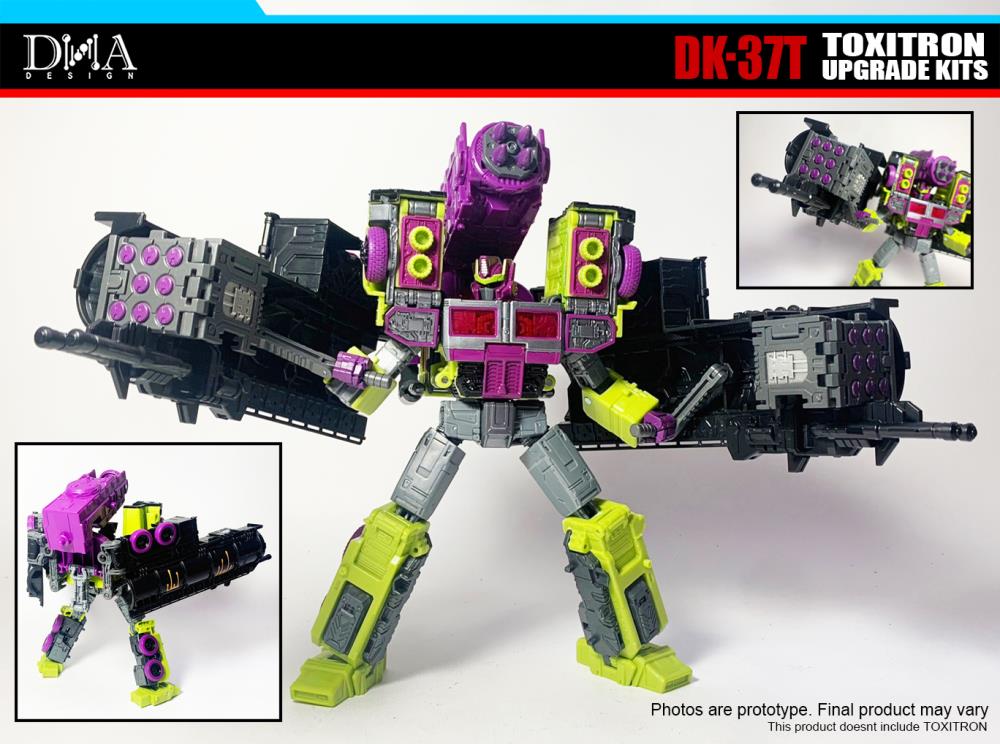 DNA Design DK 37T Upgrade Kit for Transformers Legacy Laser Toxitron - Enhance Your Collectible Figure with Premium Parts (Ideal for Display, Photography & Customization)