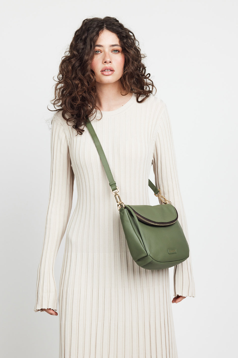 FiFi Vegan Cactus Leather Shoulder Bag for Women - Eco-Friendly Fashion Crossbody Purse for Work, Travel & Everyday Use