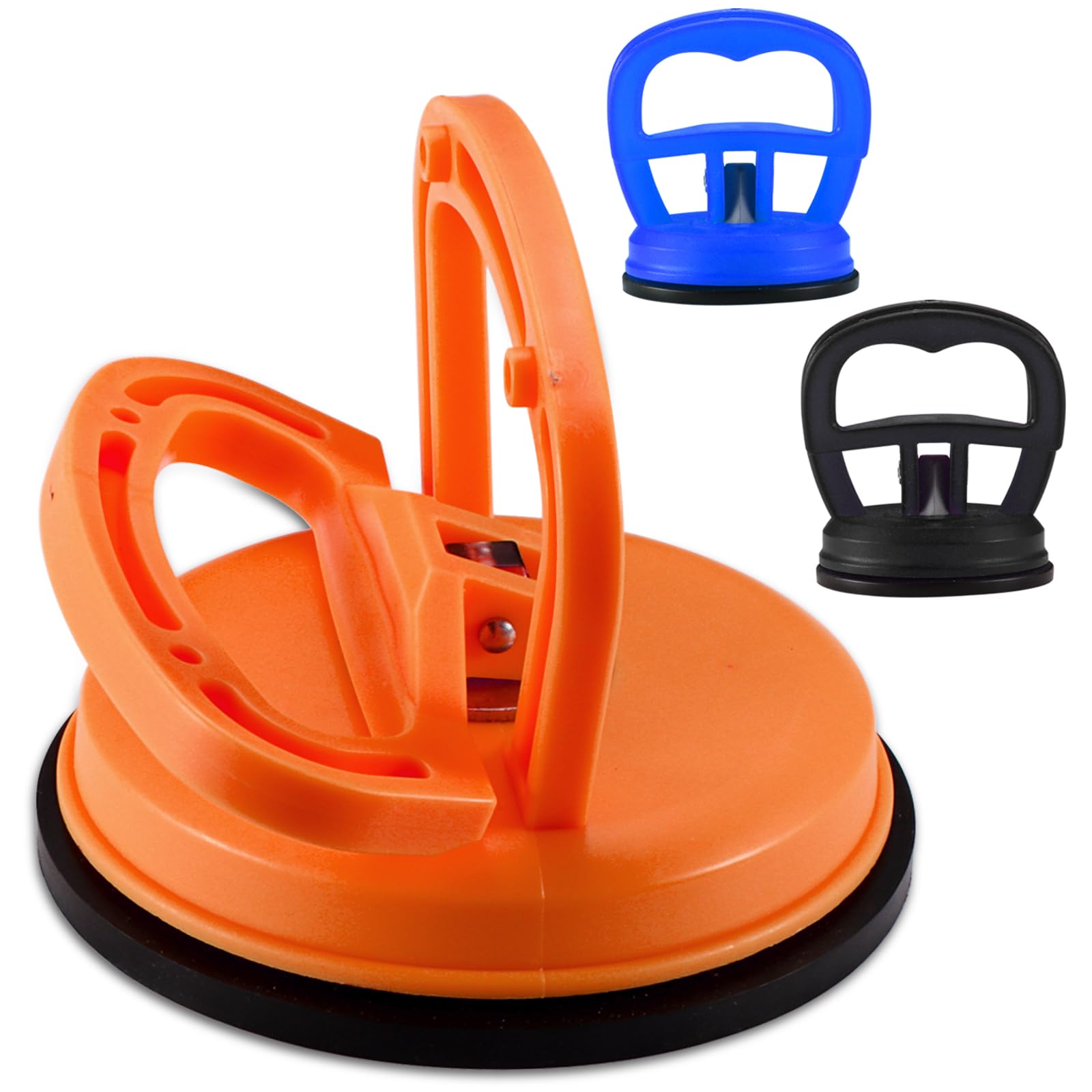 Nigrin Dent Puller Kit - Professional Paintless Dent Repair Tool for Cars | 3-Pack Handle Lifter with Suction Cups | Auto Body Dent Removal Kit for Dents, Dings & Hail Damage | Perfect for DIY Car Repair & Professional Auto Body Shops