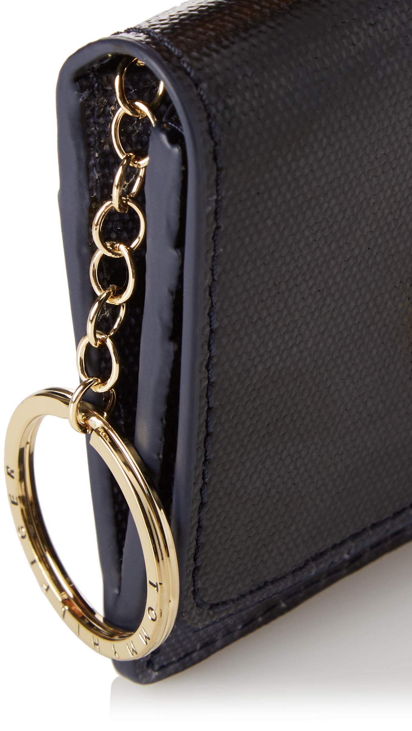 Tommy Hilfiger Women's Serif Coin Purse - Stylish Leather Wallet for Credit Cards & Cash - Perfect for Everyday Use, Travel & Gifts