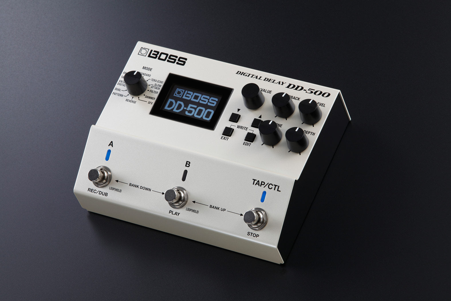 BOSS DD-500 Digital Delay Pedal for Guitarists – Professional 500 Series Effects Processor for Live Performances & Studio Recording