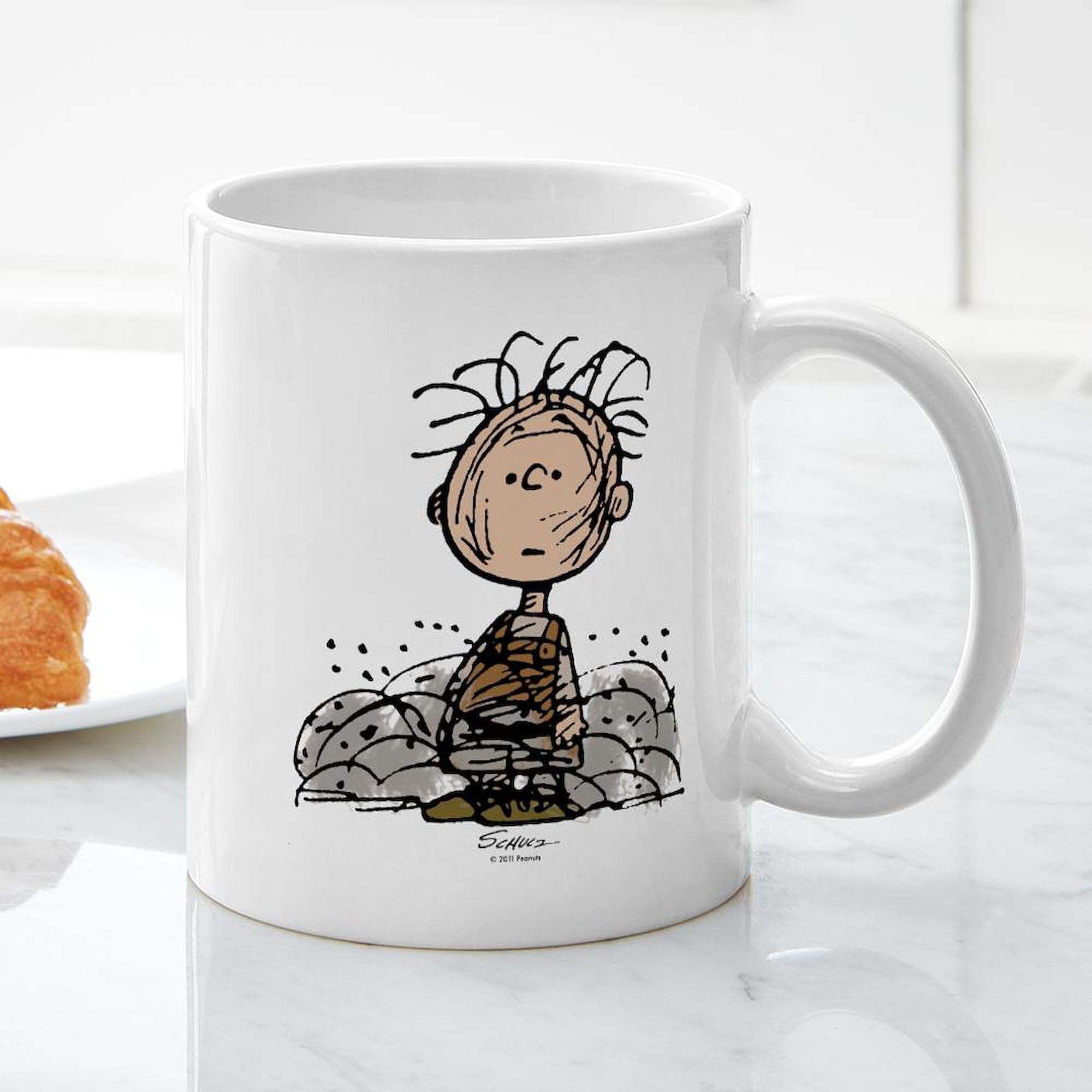 Pigpen Themed 11 oz (325 ml) Ceramic Coffee Mug - Perfect for Peanuts Fans, Office Use & Gift Giving