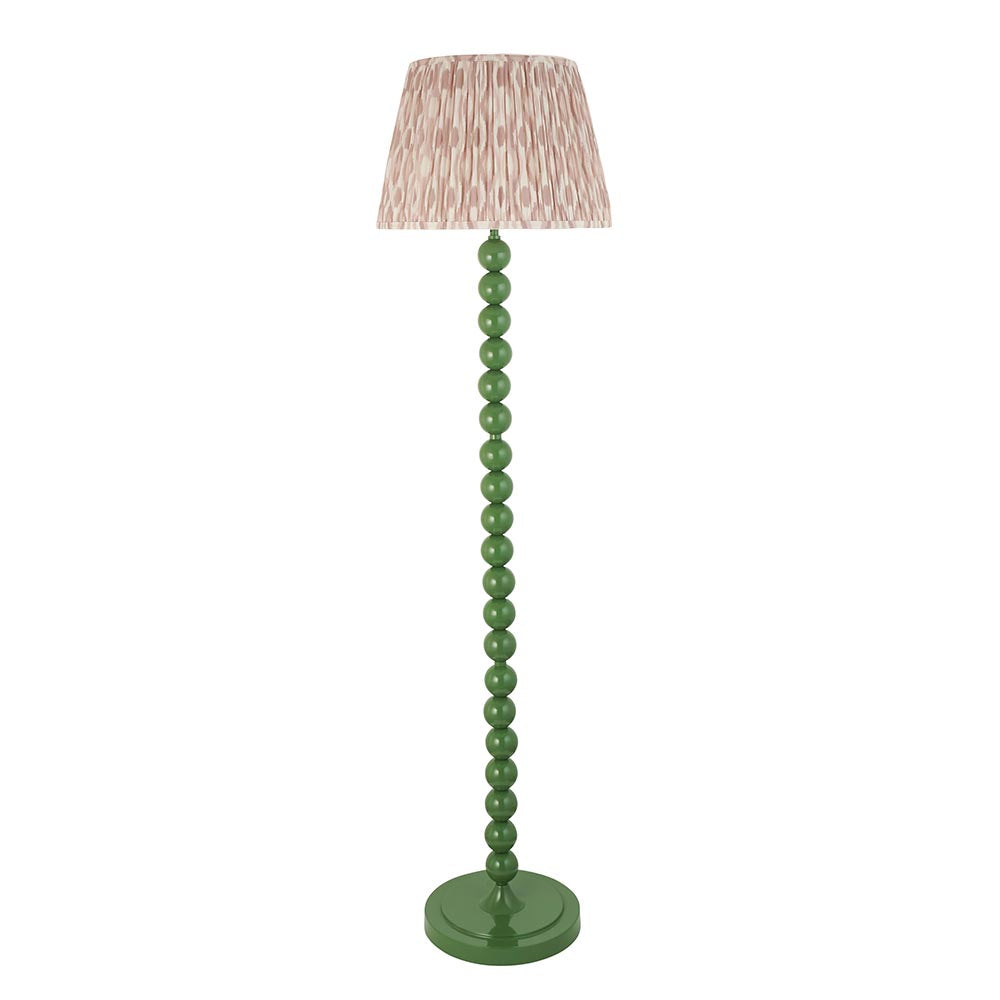 Auralis Ikat Floor Lamp with E27 Socket - Modern Handwoven Design for Living Room, Bedroom & Office Lighting
