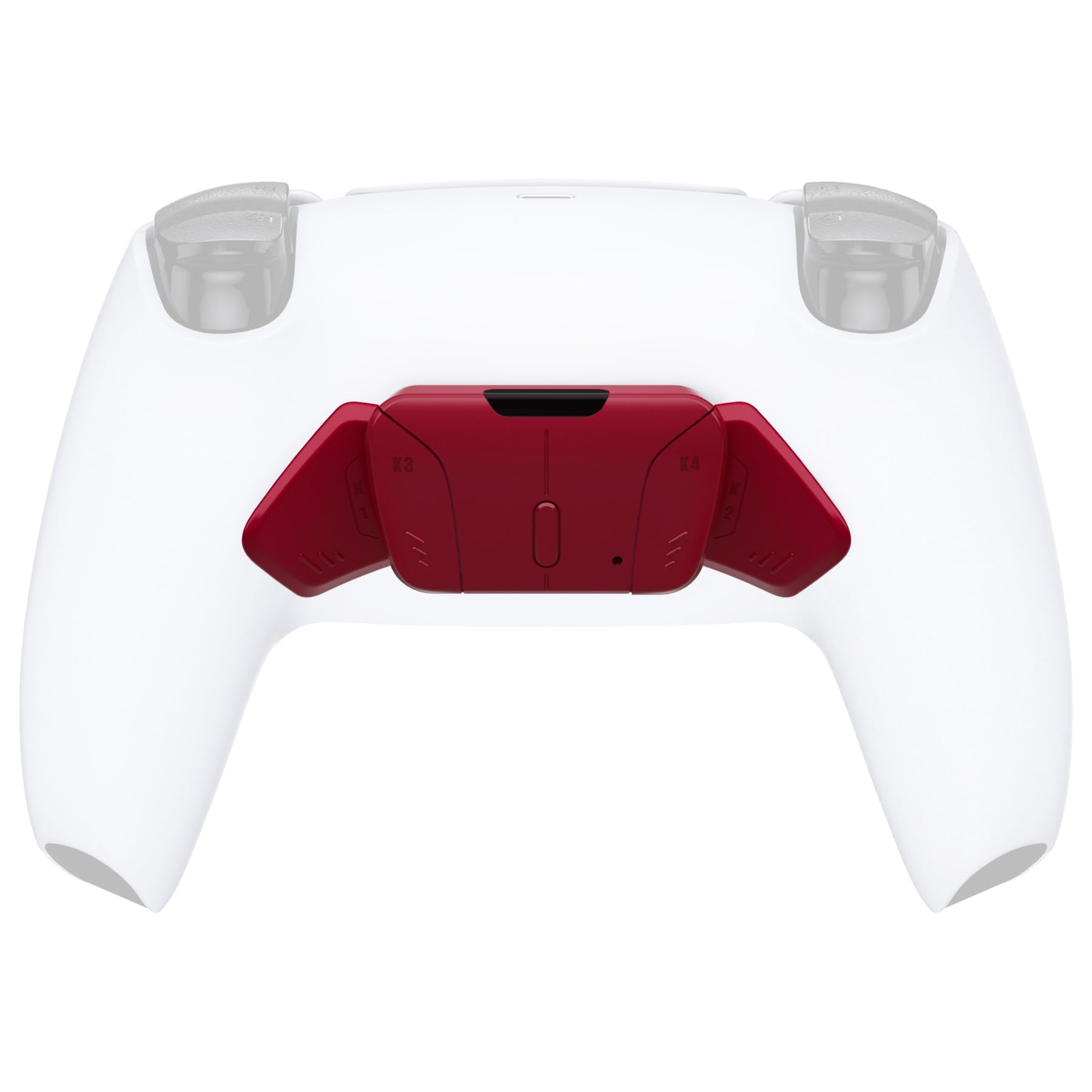eXtremeRate K1 K2 K3 K4 Back Button Replacement for PS5 Controller - Volcanic Red | Compatible with RISE4 Remap Kit (Not Full Kit) | No Back Shell, Cables or Remap Board Included | Perfect for Gaming, Competitive Play & Custom Controller Mods