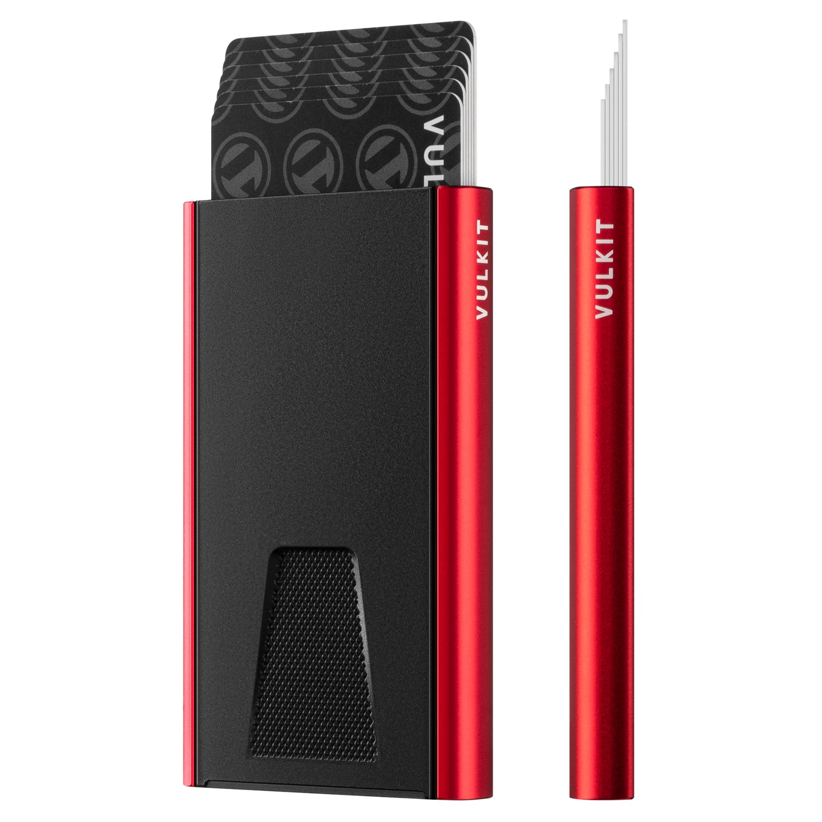 VC500 Slim RFID Blocking Wallet with/Without Money Clip & AirTag Holder - Push Up Card Holder for Credit Cards & Cash - Perfect for Travel, Business & Everyday Use