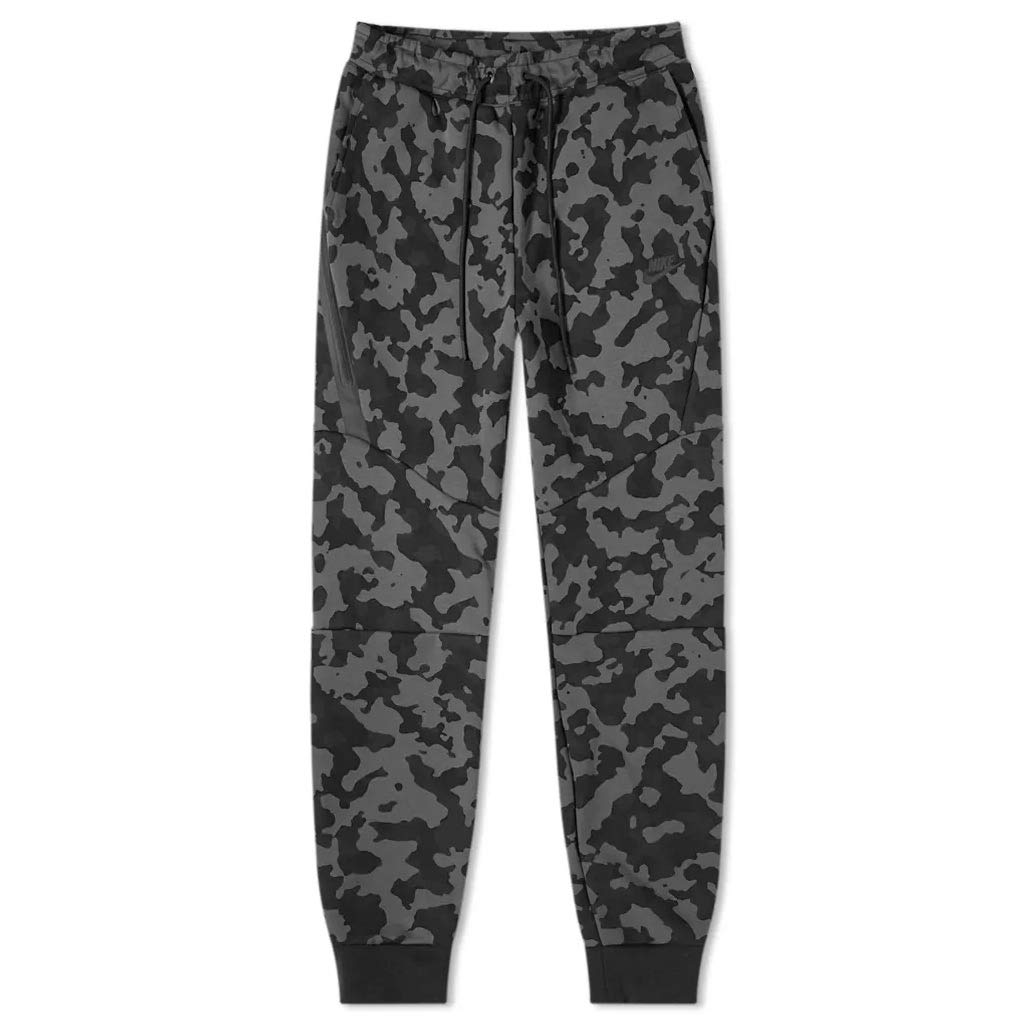 Nike Tech Fleece Men's Printed Joggers Pants - CJ5981-010 Medium Size | Comfortable Athletic Running Pants for Gym, Workout & Casual Wear