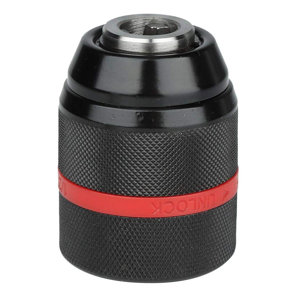 Keyless Drill Chuck 1/2-20UNF Mount 2-13mm Self-Tightening Hand Drill Chuck for Woodworking, Metalworking & DIY Projects - Compatible with Most Power Drills