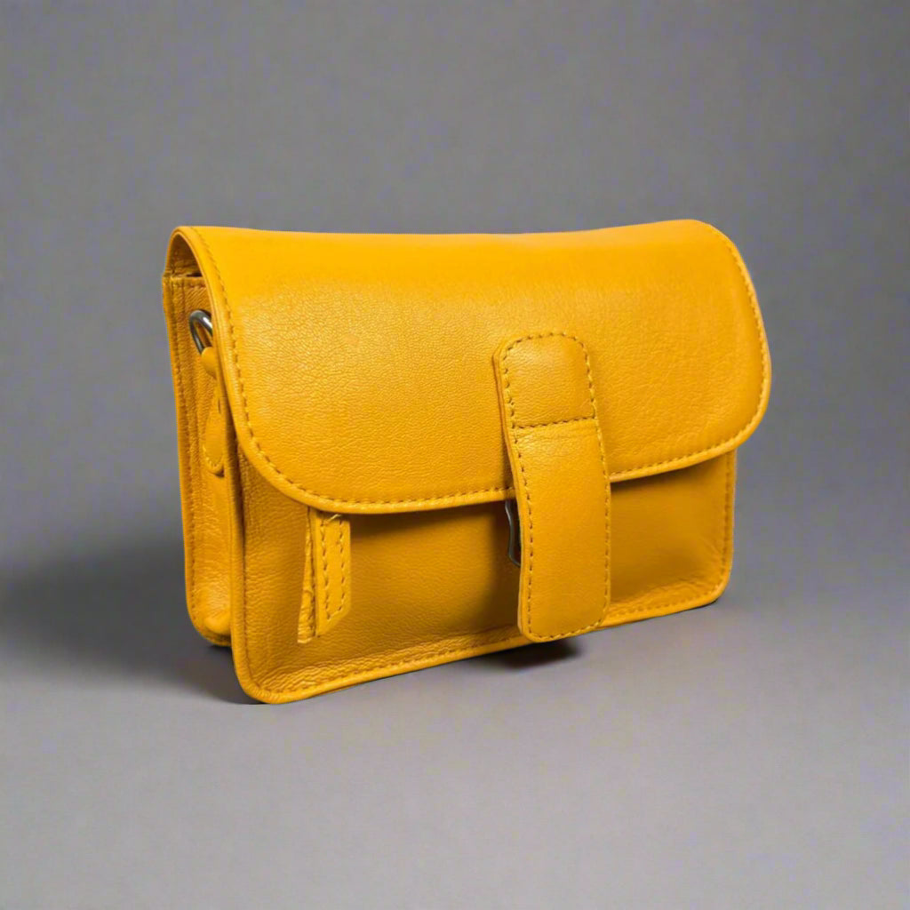 Stylish Greenwood Leather Mini Crossbody Bag for Women - Perfect for Everyday Use, Travel & Date Nights | Compact & Fashionable Shoulder Purse