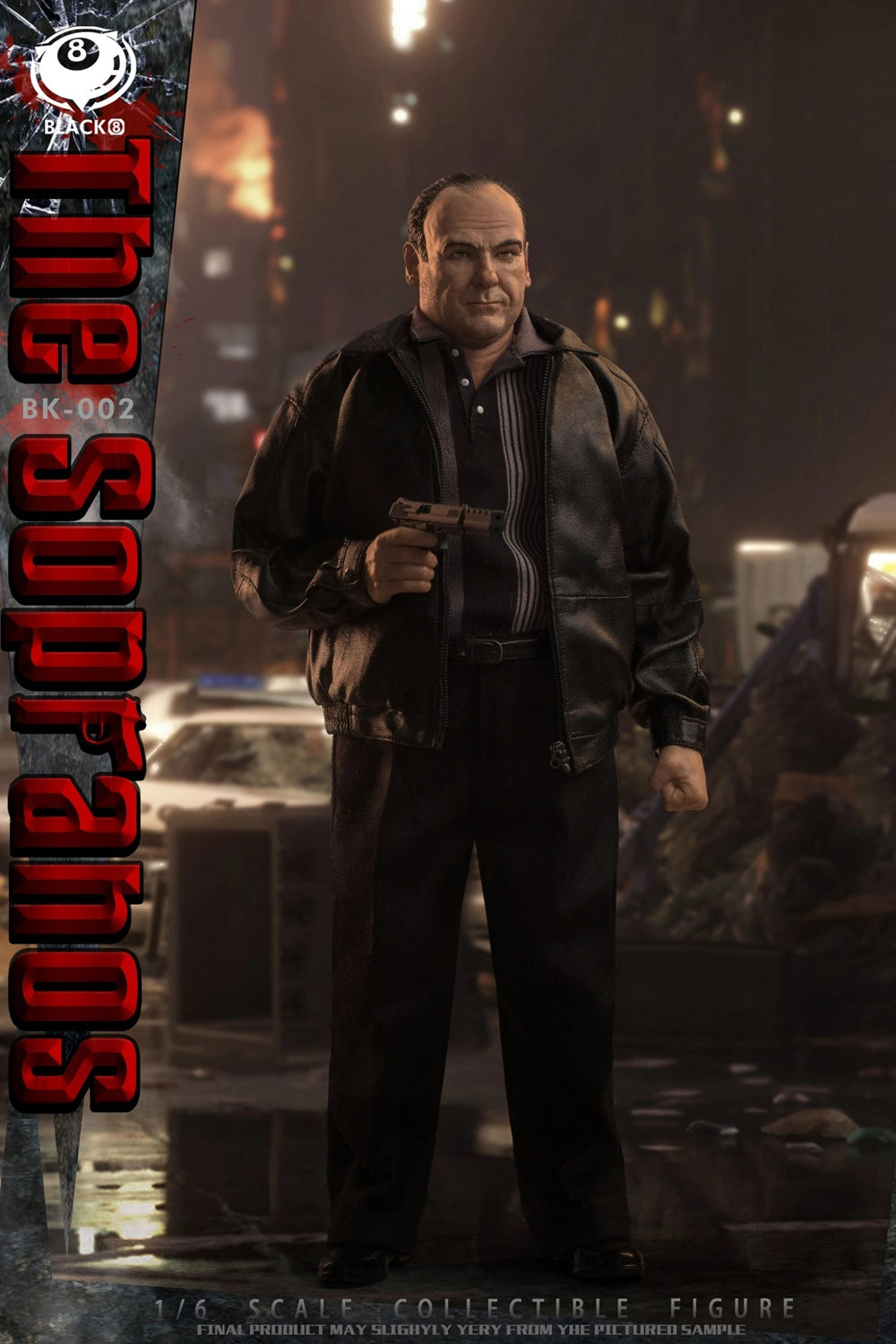 Black 8 Studio 1/6 The Sopranos Tony Soprano Collectible Action Figure BK 002 - Perfect for TV Show Fans & Collectors Display