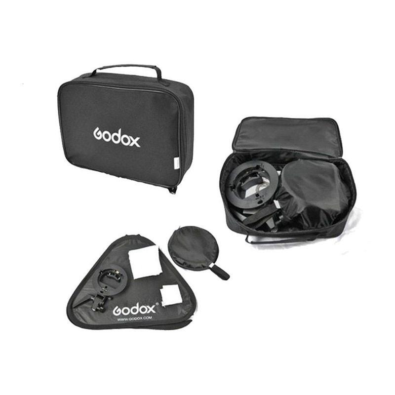Godox 80x80cm Tulip Square Collapsible Softbox with S2 Bracket & Case Set - Professional Photography Lighting Kit for Studio, Portrait, Product & YouTube Video Shooting