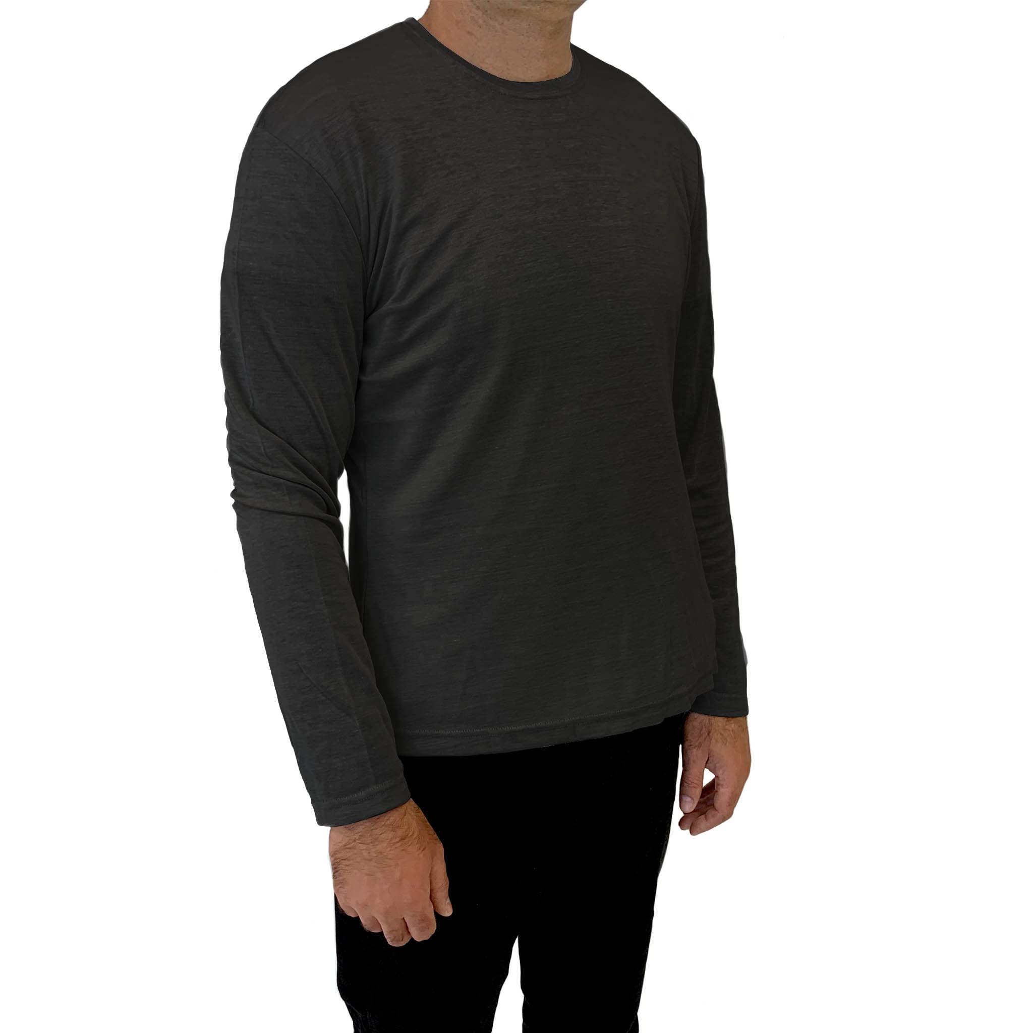 WOREMOR EMF Protection Long-Sleeve T-Shirt - 5G RF Shield Silver Coated Fabric for Men & Women | Perfect for Home, Office & Outdoor EMF Protection