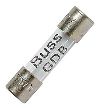 Cooper Bussmann BK/GDB-80MA 80mA Fast Acting Cartridge Fuse 5x20mm (10-Pack) - Perfect for Electronics, Appliances, and Circuit Protection