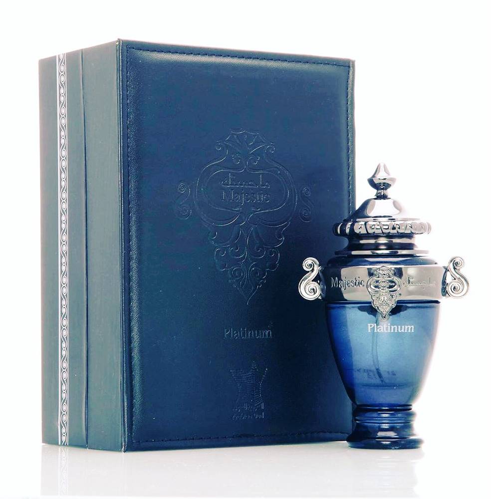 Majestic Platinum Eau De Parfum 100ml for Men - Luxury Long Lasting Fragrance for Date Night, Special Occasions & Daily Wear