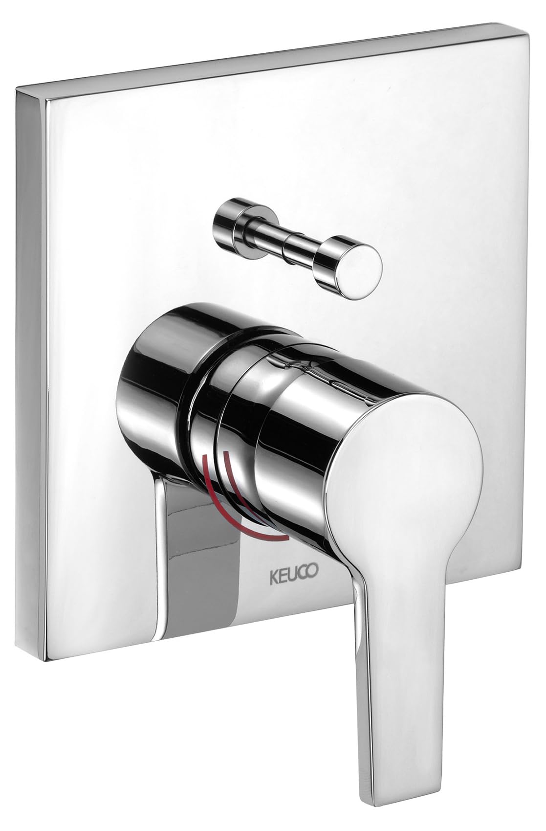 Keuco Edition 11 Bath Mixer Tap - Chrome Flush Mount Faucet 51172010282 for Modern Bathroom & Spa Style
