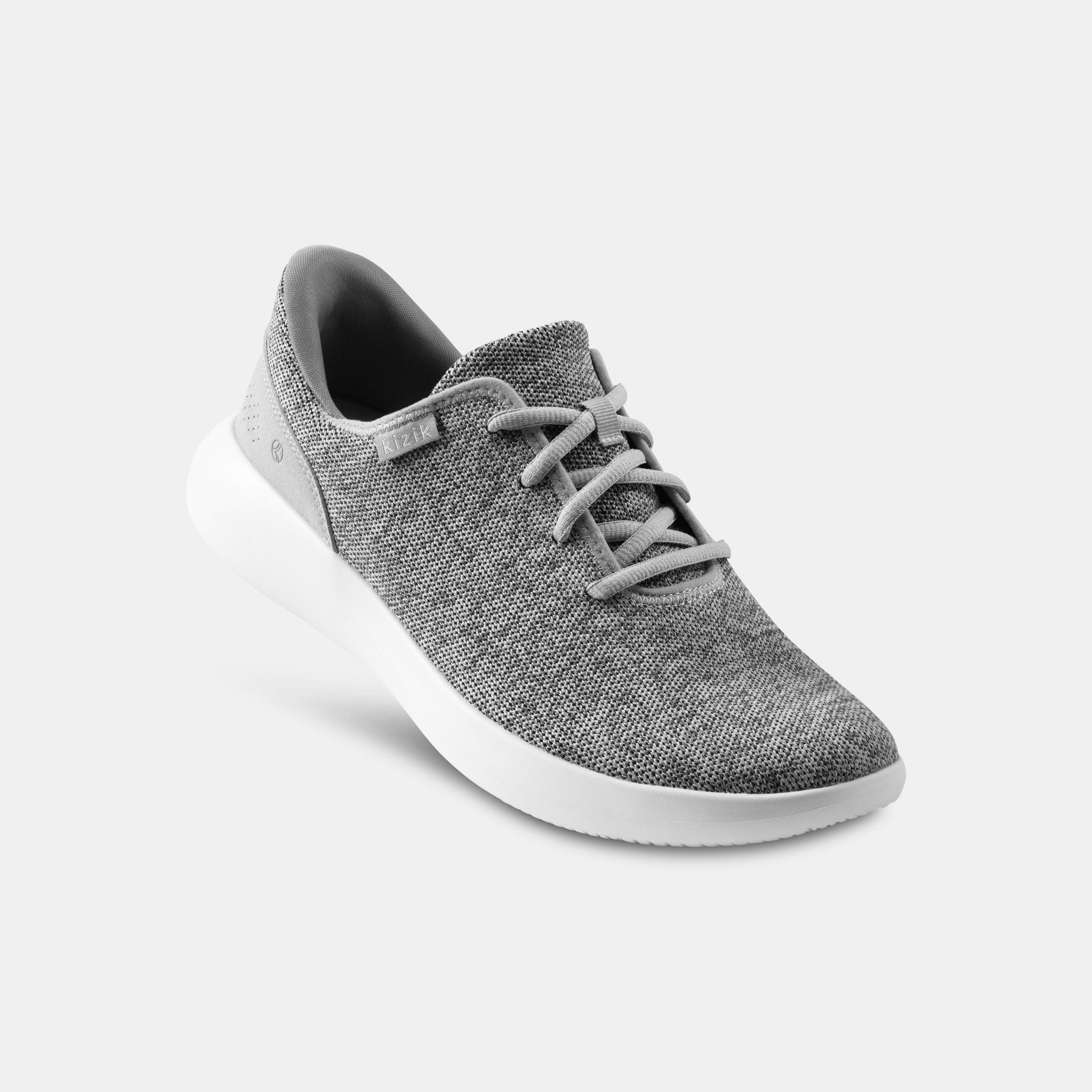 Men's Madrid Eco Knit Sweater - Heathered Grey | Sustainable Comfort Wear for Casual Outings & Relaxation