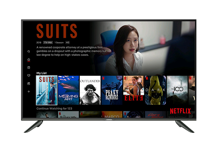 32-Inch XE665 Full HD Smart LED TV with Built-in WiFi, Streaming Apps & Voice Control - Perfect for Living Room, Bedroom & Home Entertainment