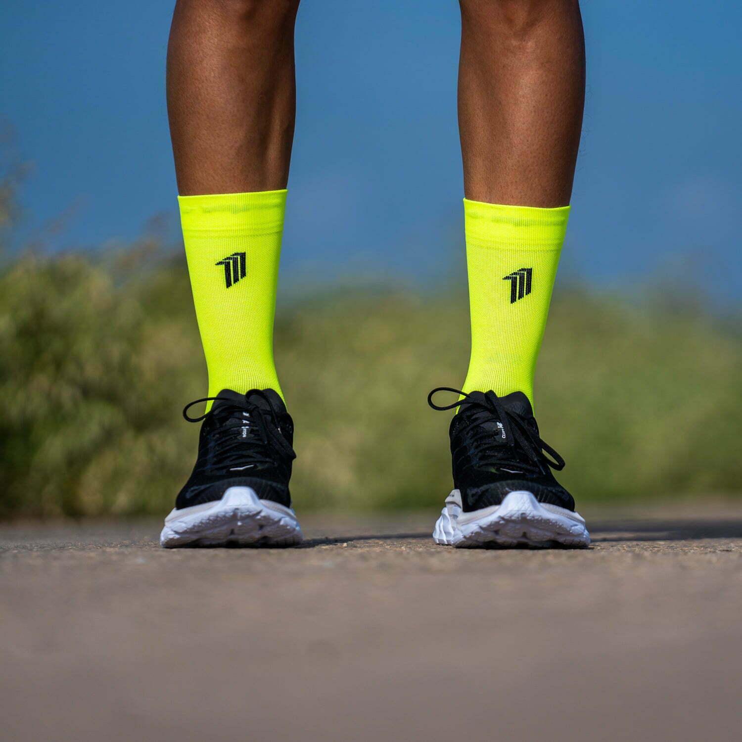 Breathable & Cushioned Sporcks Seven Mile Running Socks for Men & Women - Perfect for Marathon, Jogging & Workout