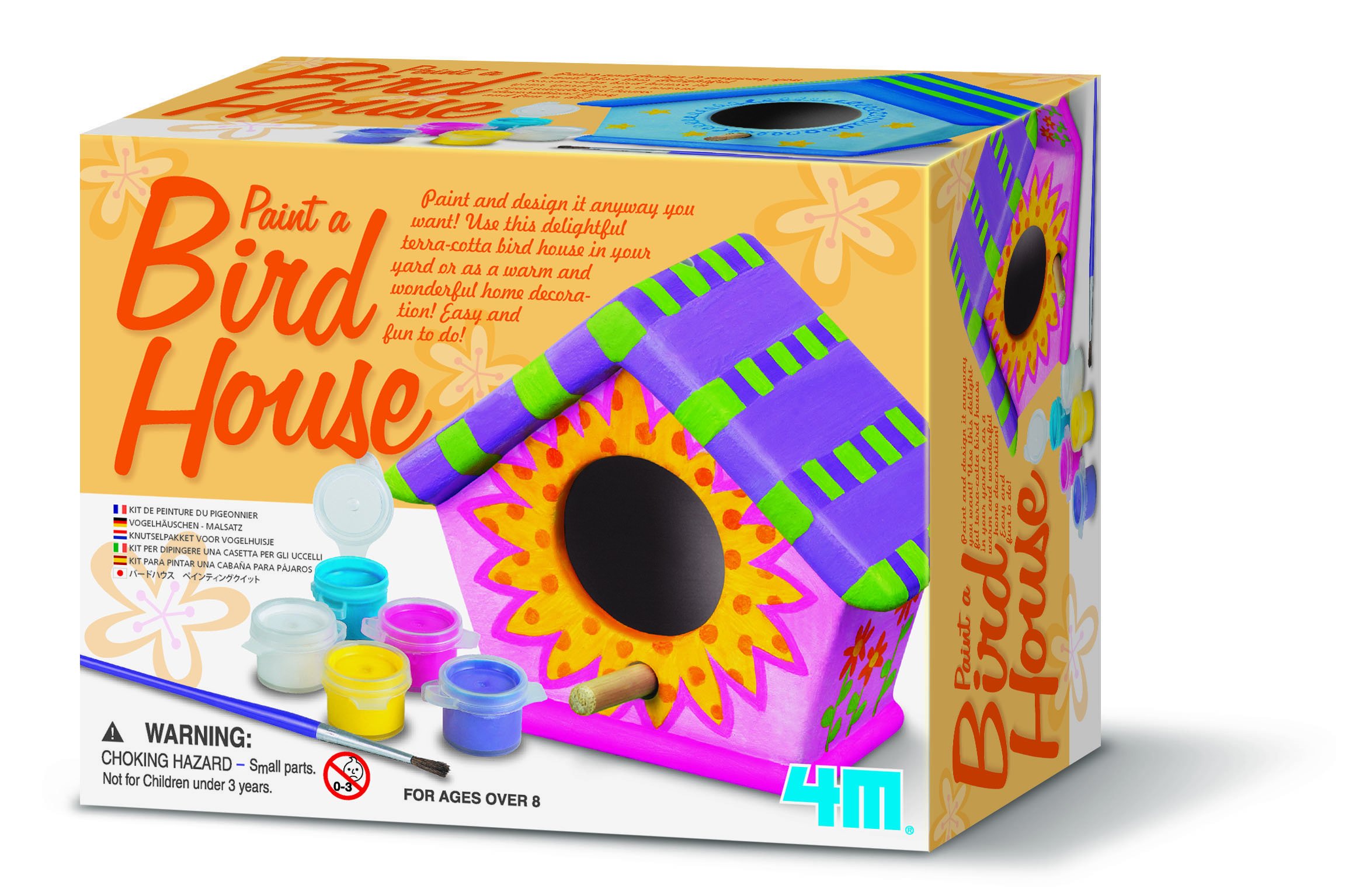 DIY Bird House Painting Kit - Creative Wooden Birdhouse Craft Set for Kids & Adults - Perfect for Garden Decor, Outdoor Activities & Gifts