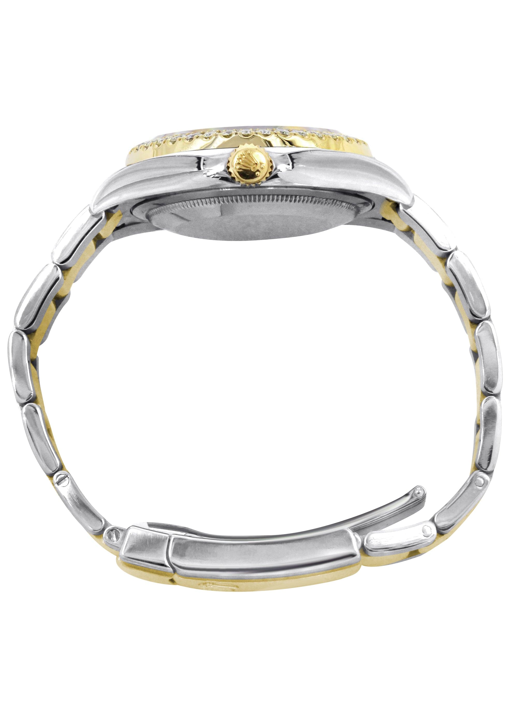 Luxury 36mm Rolex Datejust 116233 Men's Watch - 18K Gold & Diamond Bezel, Black Dial, Oyster Bracelet - Perfect for Business, Formal Events & Luxury Gifting