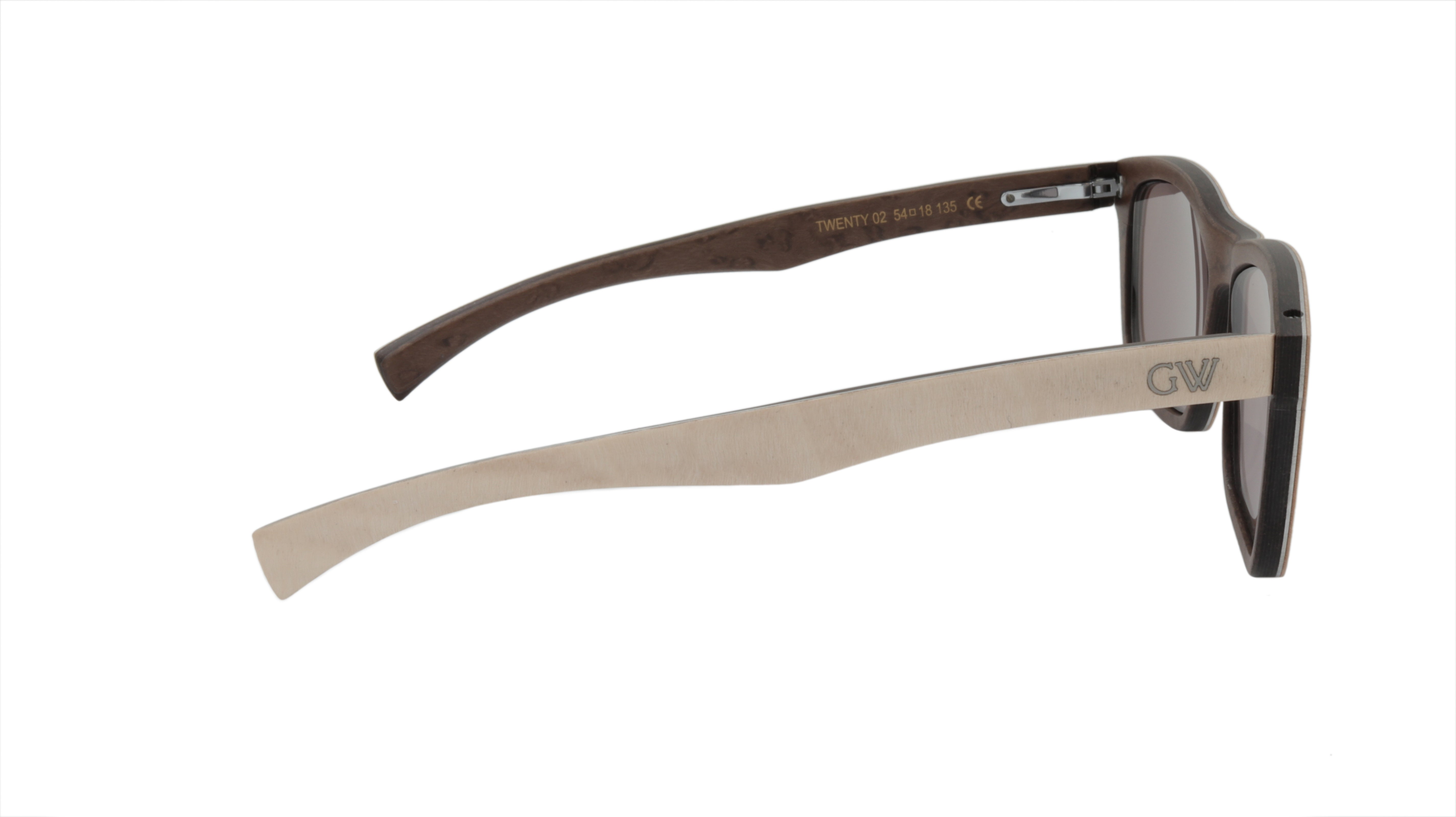 Premium Handcrafted Wooden Sunglasses - Natural Wood & Gold Frame - Stylish UV Protection for Outdoor, Beach & Fashion