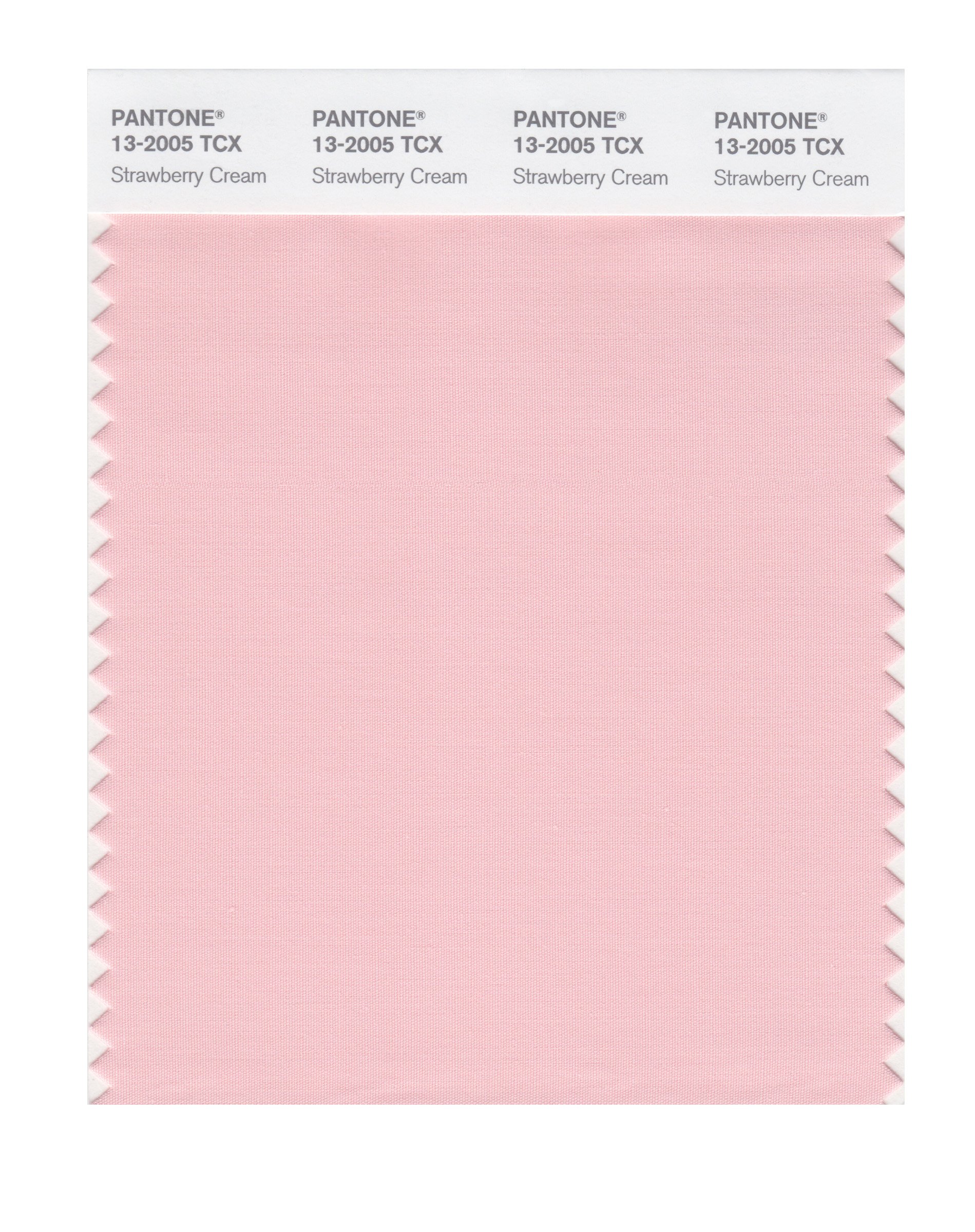 PANTONE Smart 13-2005X Color Swatch Card - Strawberry Cream | Professional Color Matching Tool for Graphic Design, Fashion & Home Decor