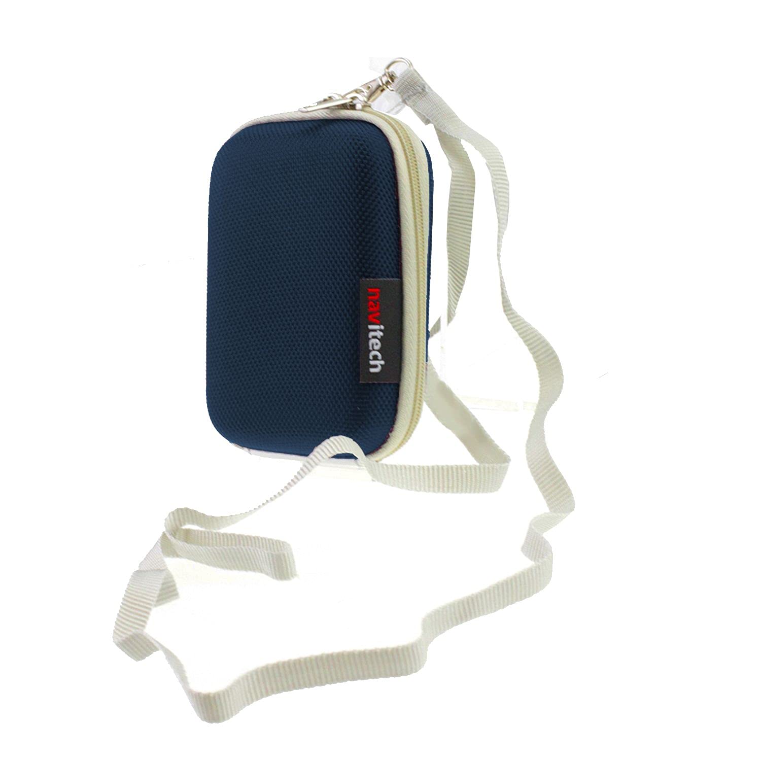 Navitech Dark Blue Hard Carry Case for AlcoScan AL2500 Elite Breathalyzer - Durable Protection for Personal & Professional Alcohol Testing Use