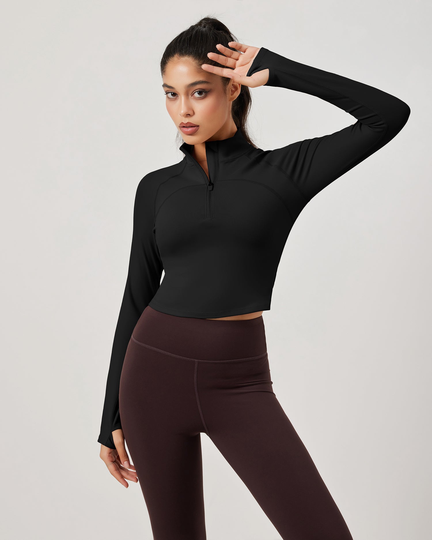 Half Zip Athletic Pullover Top - Breathable Workout Hoodie for Men & Women | Gym, Running, Yoga & Outdoor Activities