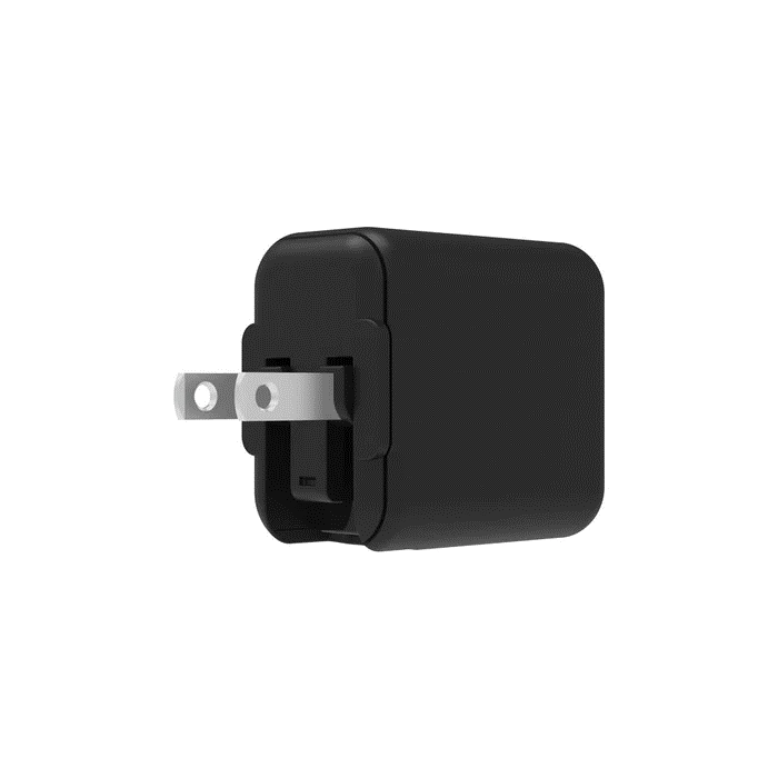 Griffin PowerBlock 30W USB-C Wall Charger - Fast Charging, Compact Design, Black - Perfect for iPhone, Android, Travel & Home Use
