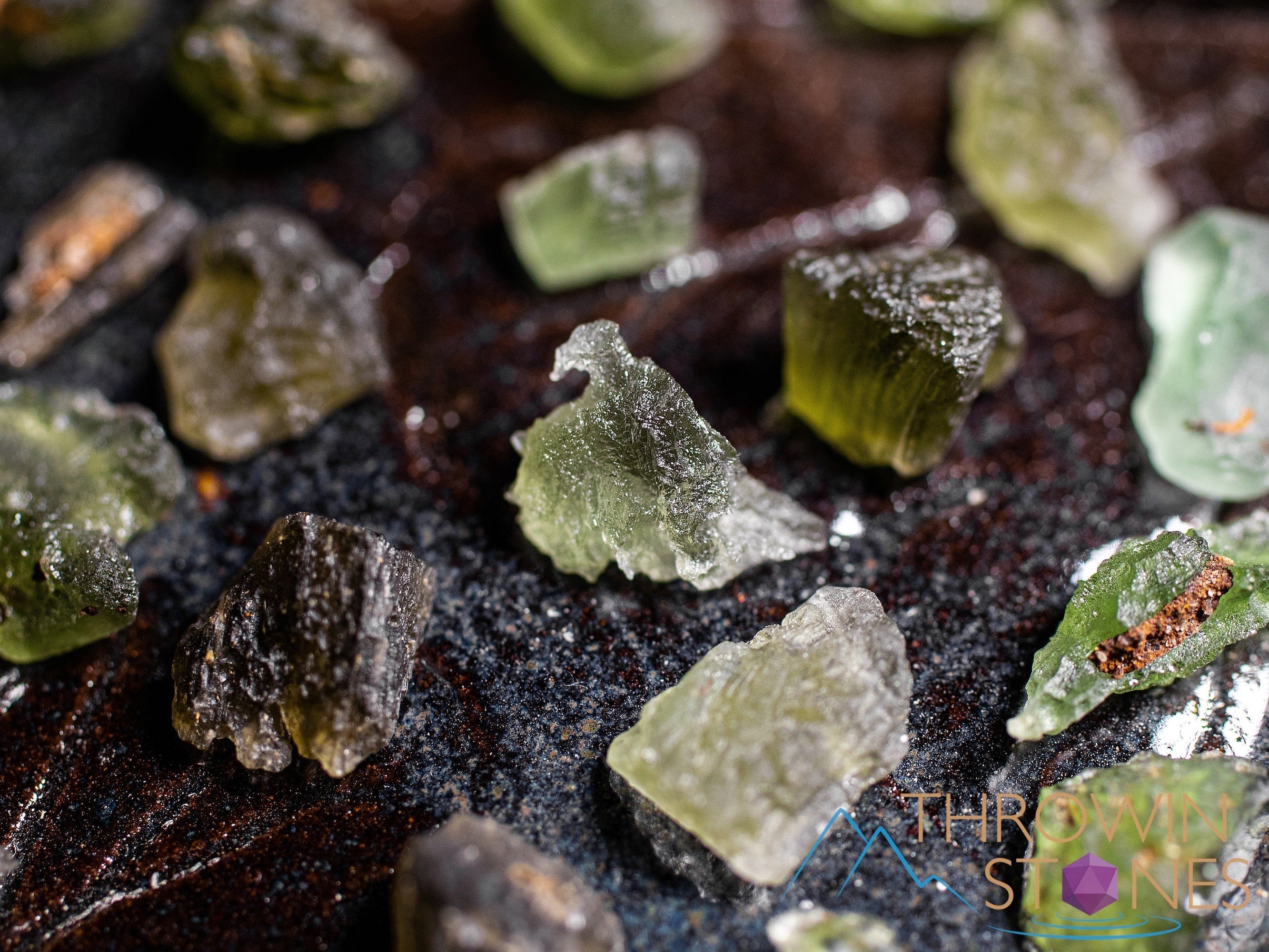 Genuine Raw Moldavite Crystal Stone - Natural Mini Moldavite Gemstone (E1849) for Jewelry Making, Meditation & Energy Healing