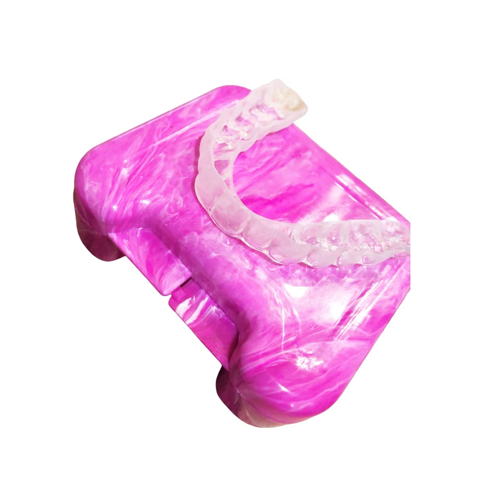 Dream Dental Solutions Hybrid Night Mouth Guard for Teeth Grinding & Clenching - Hard/Soft Dual Layer Protection (Lower Jaw, 1.5mm Clear) - Sleep Comfort & TMJ Relief for Bruxism Sufferers
