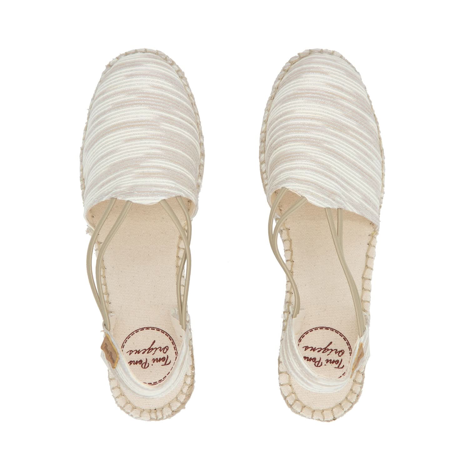 Women's Textile Wedge Espadrille Shoes - Tania ZR Comfortable Summer Sandals for Beach, Vacation & Casual Outings