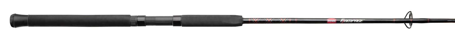Rampage® Spinning Boat Rod - Saltwater Fishing Rod for Offshore & Inshore Fishing - Heavy Duty Boat Fishing Rod with High Sensitivity - Perfect for Deep Sea Fishing, Trolling & Casting