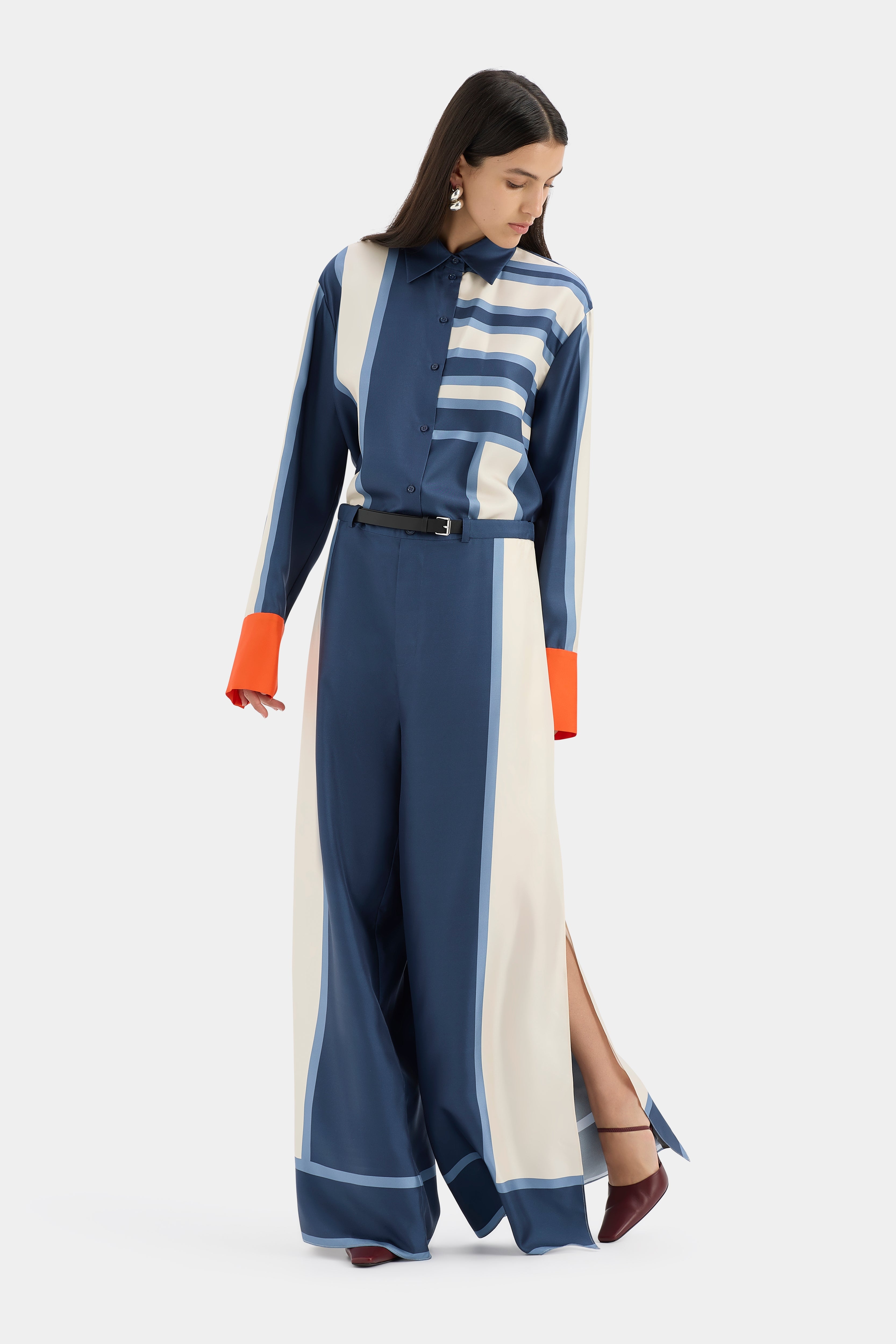 Stylish High Waist Belted Pants for Women - Trendy Casual & Office Wear - Perfect for Work, Travel & Everyday Outfits