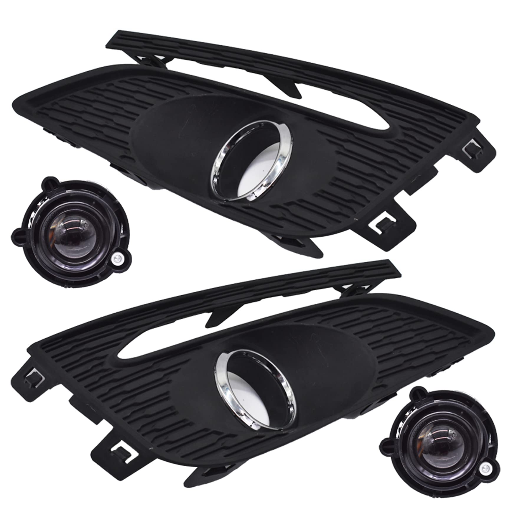 2016-2018 Chevy Cruze Fog Light Kit - Pair of LED Driving Lights with Switch | Direct Replacement for Front Bumper | Perfect for Night Driving & Off-Road Adventures