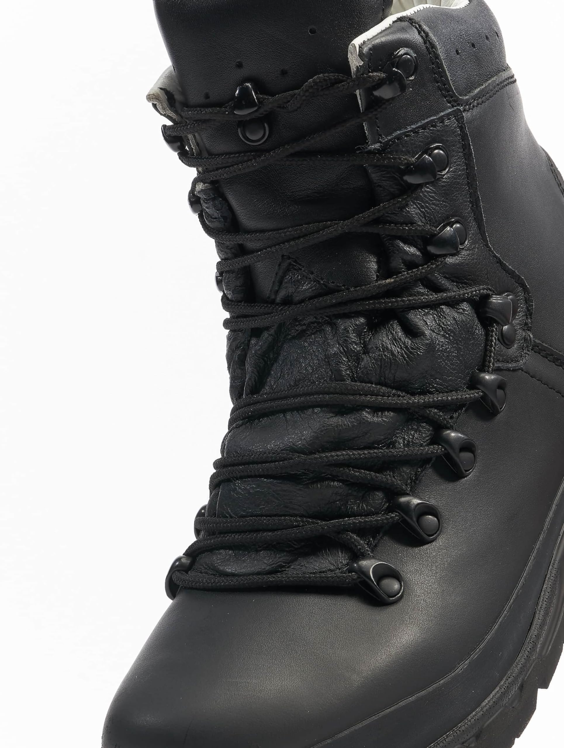 Men's Black & White Mountain Boots - Waterproof Hiking Shoes for Outdoor Adventures & Trail Walking