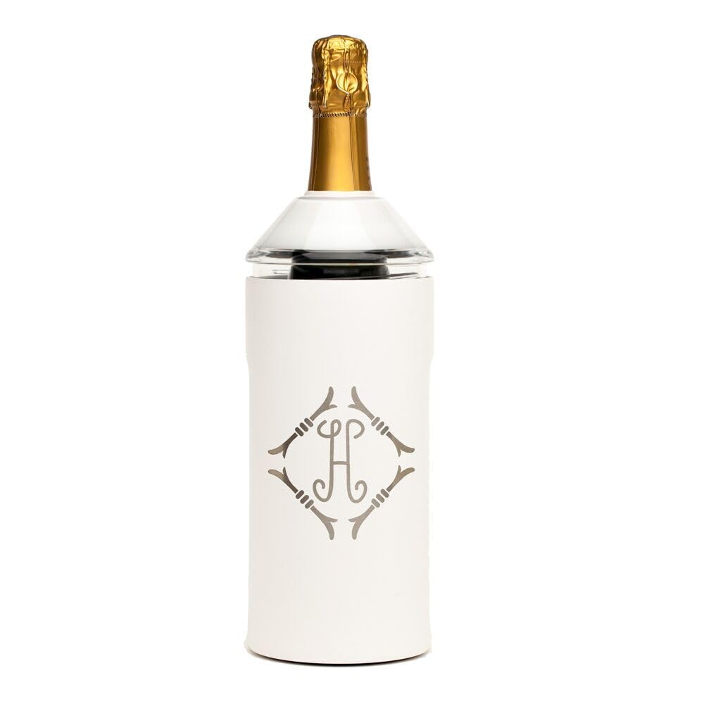 Personalized Vinylacé Wine & Champagne Bottle Chiller - Custom Engraved Gift for Wine Enthusiasts | Perfect for Weddings, Anniversaries & Holiday Gifts