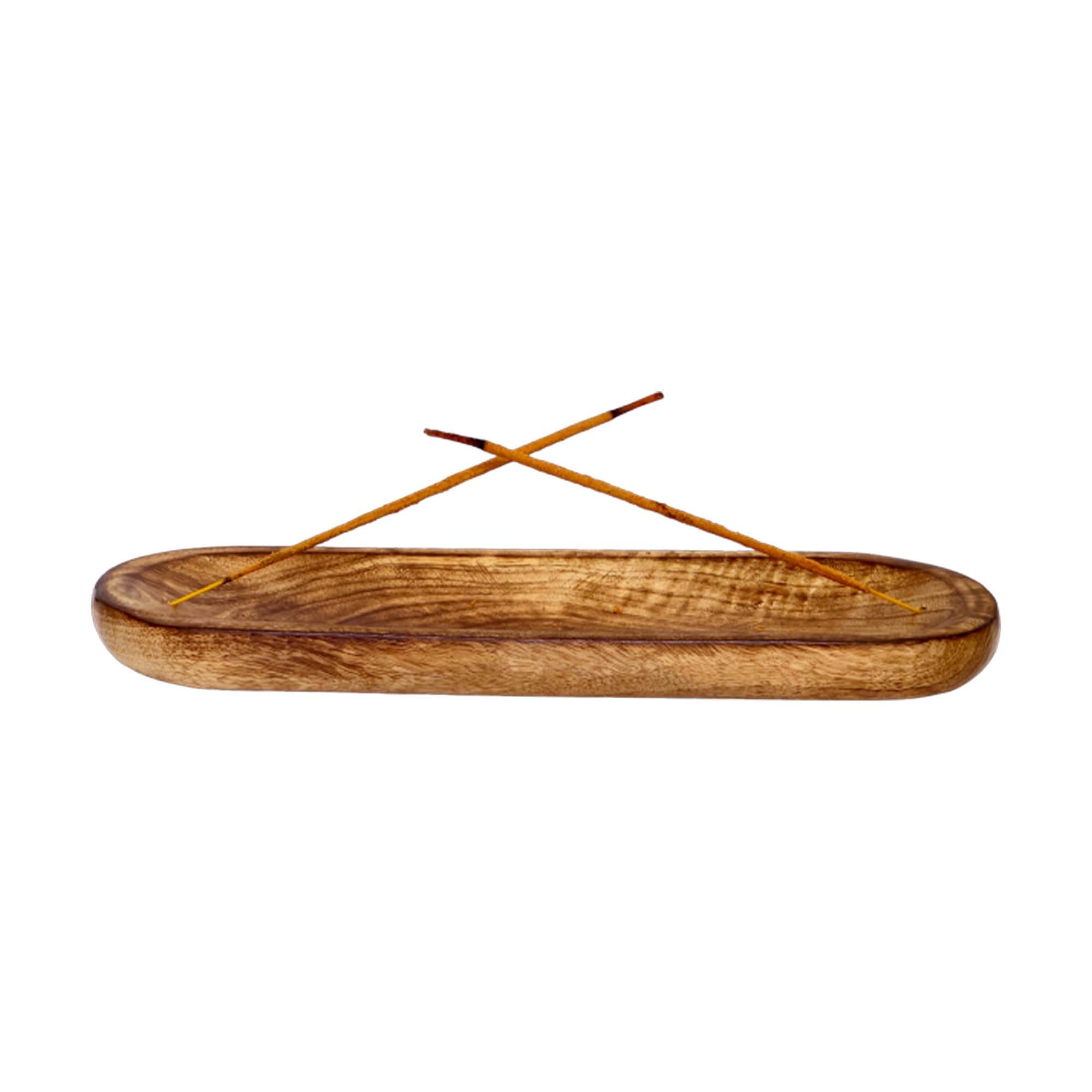 Premium Wooden Incense Holder & Burner with Ash Catcher - Modern Aromatherapy Stick Incense Tray for Home, Meditation, Yoga & Gifting - Natural Home Decor & Spiritual Relaxation Accessory