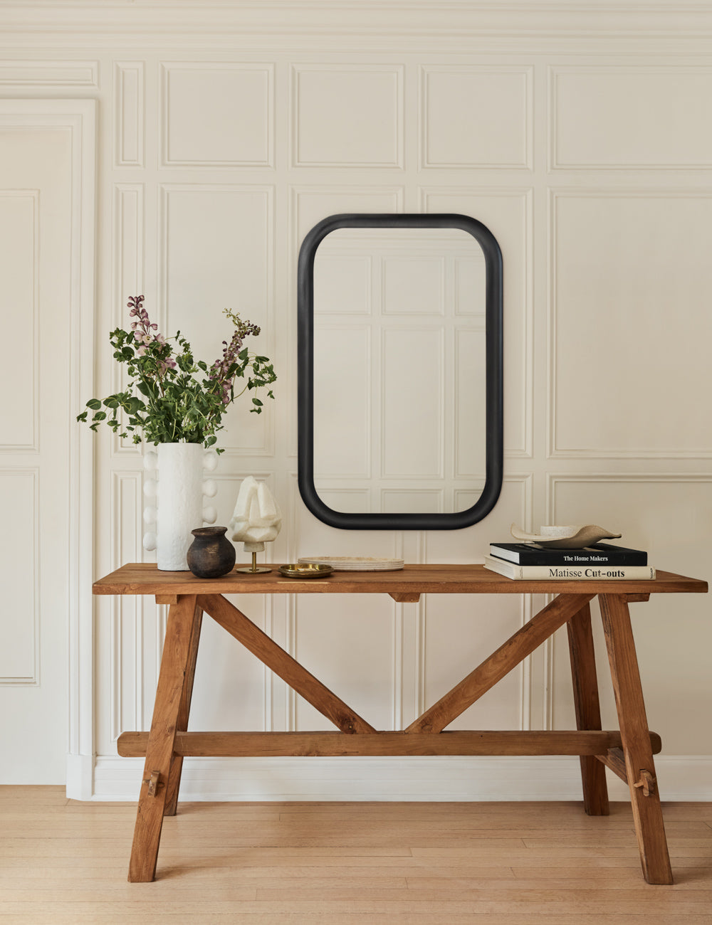 Modern Arlene Console Table - Entryway Sofa Table with Storage Shelf, Farmhouse Style Hallway Accent Furniture for Living Room, Bedroom & Foyer Decor